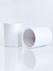 4个/10个装花束托架、迷你花瓶、迷你掌心大小礼品桶、情人节鲜花包装小桶、浪漫单支玫瑰手持花桶、节日鲜花礼品小圆桶、迷你花束托架、单支鲜花包装盒、迷你圆盒、纯色小花盒、DIY材料 - 白色 - 查看 6