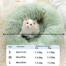 1pc Winter Cat Bed Cat Sofa Pet Bed - Cat Dog Winter Mat, Sofa - Warm Bed Mat For Medium Small Dogs And Cats - Pet Sleeping Mat - Multicolor - View 3
