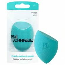 Miracle Airblend Sponge, Matte Makeup Blending Sponge, For Liquid, Cream, & Powder Products, Offers Medium To Full Coverage, Foundation Sponge, Latex-Free Foam, 1 Count - 奇蹟空氣混合海綿 - 查看 10