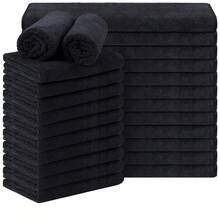 6/12pcs Facial Towel Set, High Absorbency Soft Microfiber Face Towels, Multi-Purpose Washcloth And Hand Towels, Suitable For Bathroom, Hotel, Spa, Gym, Size: 12x12 Inches/12x24 Inches, Multiple Colors Available - Multicolor - View 9