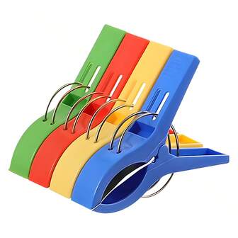 Pinzas a prueba de viento para secar: Pinzas de plástico de gran tamaño para edredones y ropa, sin marcas, pinzas antideslizantes para asegurar sábanas y edredones gruesos durante el colgado