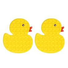 Gelbe Ente Blasen Angstlinderung Fidget Toy, Fingerspielzeug, beliebtes Blasen Stressabbau Spielzeug für Erwachsene und Kinder, Partyspiel Dekoration Geschenk für Weihnachten, Halloween, Entspannungsspielzeug, Urlaubsgeschenk geeignet für Jungen, Mädchen, Kinder und Erwachsene, spaßiges Drücken und modisches Spiel