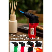 16 encendedores tipo antorcha Recargable y resistente al Viento para Uso Eficiente para cocinar, hornear y hacer barbacoas. - Multicolor - Ver 6