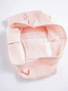 8pcs/Set Teen Girls Ribbed Basic Solid Stripe Comfortable Briefs, Autumn/Winter - Multicolor - View 6