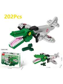 Tung Tung Sahur‌ Figure Block Toy Tralalero Tralala‌ HarkBricks Tralala Figures Bricks Toy Gift - Multicolor - View 16