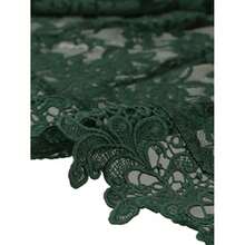 Allegra K Floral Lace Shrugs For Women's Evening 3/4 Sleeves Formal Elegant Bolero Cardigan(Large Dark Green) - 彩色 - 查看 6