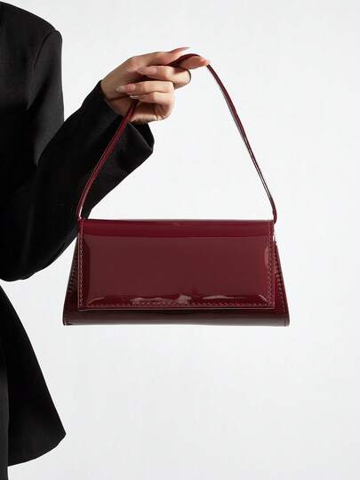 Bu şık, zarif ve gösterişsiz lüks düz renk rugan deri el çantası, hafif ve taşınabilir yapısıyla gençler, kadınlar, üniversite öğrencileri, genç profesyoneller ve ofis çalışanları için uygundur. Ofis, kampüs, iş, iş seyahati, yolculuk, açık hava etkinlikleri, seyahat, piknik, partiler, düğünler, galalar ve resmi akşam yemekleri için ideal bir seçimdir.