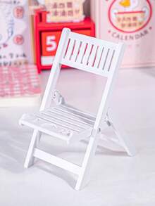 Popular Cute Macaron Phone Stand Desktop Decoration Fun Chair Foldable Portable Stand Gift - Multicolor - View 8