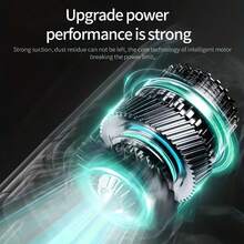 Handheld Vacuum Cleaner Cordless Car Vacuum Cleaner, Rechargeable Handheld Vacuum Cleaner With Large Capacity Battery, Lightweight, Rechargeable, And Powerful, Suitable For Hair In Cars, Homes, And Pets. - 黑色 - 查看 3