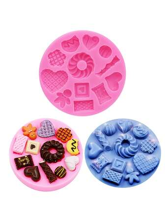 1個ピンク液体シリコン素材シリコンモールド、ハート型DIYデコレーションアクセサリーシリコンモールド、靴、バッグ、アクセサリー、レジンジュエリー作成用