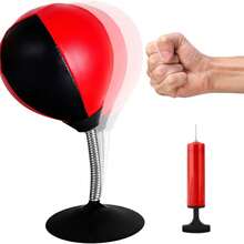 1pc Desktop Punching Ball Stress Relief Toy, Office Adult Desk Speed Ball Suction Cup Reaction Ball Trainer