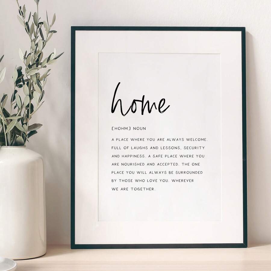 1pc Home Definition Canvas Print New Year Home Art Painting, For Family Living Room Entrance Wall Decoration No Framed - Multicolor - View 1