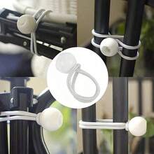 10个/20个装户外露营帐篷弹力绳，带塑料球，高弹力绳带弹力球，蹦床沙滩网弹力绳，耐用尼龙弹力绳带塑料球 - 拉力强度122磅，四季户外露营帐篷夹，用于收纳和固定，1套露营配件