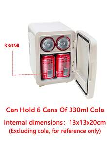 便携式USB冷暖两用盒 - 迷你冰箱暖箱（最低制冷温度低于环境温度15-20°C，最高加热温度55-65°C），适用于汽车和家居美容产品、化妆品冷藏，轻巧便携，低噪音，USB供电，适合旅行、户外探险、通勤等各种场合，冷暖两用，是圣诞礼物、送礼佳品的理想之选。