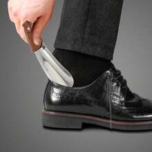 EstiloGALPADA Calzador De Zapatos De Cuero 6.69X1.97X0.12Cm Ideal Para Uso En Casa Y Viajes Fácil De Limpiar Y AlmacenarVersión mejorada - 1 - Ver 4