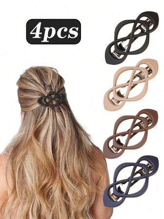 1pc Hair Barrettes For Women Hair Clips French Hair Barrette Clip For Girls Vintage Hair Clips For Thick Thin Long Short Hair Stylish Hair Accessories For Women Girls, Claw Clips, Hair Claws, Hair Slide, School Stuff