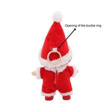 Neue Weihnachtskostüm-Accessoires, Puppen dekorieren, für Labubu, Weihnachtsferien-Dekoration, Feiertagsgeburtstaggeschenk (Puppe nicht enthalten)