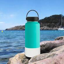 SLAWProtective Silicone Boot For 12oz - 40 Oz Hydroflask Water Bottles Anti-Slip Bottom Stanley Sleeve Cover Bumper Clear Fits Hydroflask 12-24 OZ/Stanley 20-40 OZ - 無色 - 查看 5