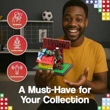 Bloques de ladrillo, juego de bloques de construccin, 213 piezas con pequeo juego de construccin estilo perrito, tamao del modelo 4.5x 3.2x 3. pulgadas - inicial - Ver 4