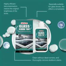 [2026 New]Glass Stove Clean & Polish Kit - Daily Use For Electric Ceramic Stoves, Cleans Heavy Dirt & Burnt Food - A - Xem 4