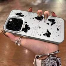 Colección de 2356 Individuos: Una elegante funda de teléfono con mariposa para el 15 Pro, una nueva funda plateada de alto valor para el 14, y fundas completas para los modelos 12/11 y. - Blanco - Ver 8