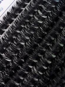 CMAYOME 720/666/648 Lông mi giả một gốc, Bộ lông mi giả dung tích lớn, 0,07D, 10D + 20D + 30D + 40D + 50D + 60D + 80D + 100D + 120D + 150D, 8 - 16 mm, Lông mi giả nhân tạo mềm mại và tự nhiên. Bộ lông mi 3D chân thực, Bộ lông mi đẹp đơn lẻ, Lông mi giả dạng chùm, Lông mi giả mềm mại. - C - Xem 7