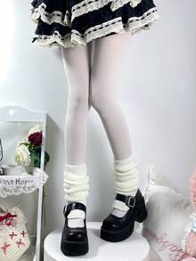 1双女士秋冬针织瑜伽/家居/休闲/运动腿套，露趾设计，用途广泛 - 彩色 - 查看 6