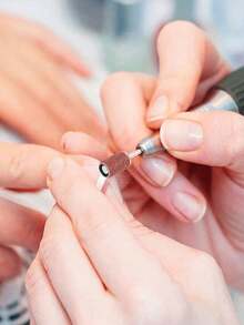 5pcs/Set Nail Grinding Bands Kit, Includes 80/120/150/180/240 Grit Nail Grinding Bands, Nail Drill Bits, Drill Shanks & Portable Storage Box, Suitable For Acrylic Nails, Manicure, Pedicure And Other Nail Art, Ideal For Back To School Season - Multicolor - View 5