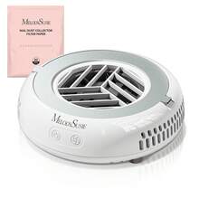 MelodySusie Nail Dust Collector, HProA Compact Vacuum Fan Dust Collector Quiet For Beginner Nail Tech And Student, Manicure Pedicure Tool Supplies For Acrylic Nail Polishing,Salon & Home Equipment Christmas Gift-White - 白色 - 查看 10