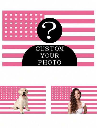 1pc Customized Personalized National Flag Tapestry, Customizable Flag, Can Customize Photos, For Birthday, Wedding, Valentine's Day, Christmas, Party, Father/Mother's Day, Home Decor, Bedroom Aesthetics, Decorative And Hanging Fabric For Student Dorms At The Start Of The School Year