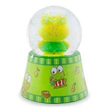 WSXC Sanrio Keroppi Mini Light-Up Adult Snow Globe With Swirling Glitter Display 3 Inches Tall - Green - View 4