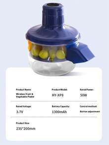 RAF 电动葡萄削皮器、番茄削皮器、大蒜削皮器、可充电自动水果削皮器、厨房果蔬削皮器、商用奶茶店水果削皮器、家用削皮器——显著提高食品加工效率，食品加工 - 多色1 - 查看 12