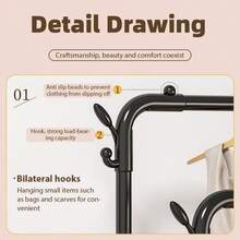 Clothes Drying Racks - Black - View 6