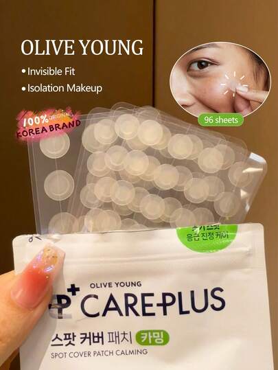 Olive Young Care Plus 96pcs Acne Pimple Patch, For Face & Body - Fast Acting, Vegan & Cruelty-Free, Korean Skincare, Korean Beauty Gift, Korean Cosmetics