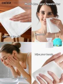 OEIEZ Cọ rửa mặt 2 trong 1, mềm mại và thân thiện với da, dùng để làm sạch, tẩy trang và chăm sóc da, kèm theo bông tẩy trang hai công dụng, thích hợp để tẩy trang và rửa mặt hàng ngày. - Nhiều màu - Xem 8
