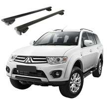 Rails for Car Roof Rack, Adjustable Roof Rails, Universal Luggage Bars, with Roof Lock, Pack of 2, Aluminum, Aluminum Alloy Kit de Barras Transversales de Aluminio con Cerradura – Portaequipajes Ajustable para SUVs Crossbar Roof Rack for Raised Side Rails - 2pcs Set - Unitalla - Ver 2