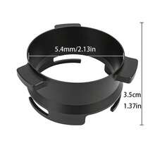 1pc Coffee Dosing Ring, Integrated Rotary Dosing Ring To Prevent Powder Splash, 54mm Fit Coffee Handle, Espresso Machine Funnel - Clear - View 10