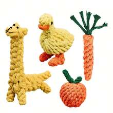 4pcs Set Of Pet Toys With Different Shapes, Interactive, Chew-Resistant And Boring - Multicolor - View 3