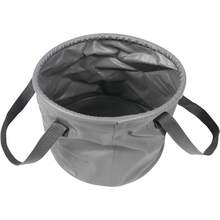 cubeta plegable, tela de malla de PVC gruesa de 10 l y 20 litros, cubeta plegable de gran capacidad de carga, contenedor de agua plegable ligero para pesca, jardinería, lavado de coches (20 litros) - 1 - Ver 6
