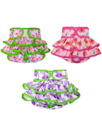 1個 ペットオムツドレス、高吸水性オムツ、犬用オムツ、発情期、失禁、または排尿興奮の犬に適しています。洗濯可能な犬用オムツ、ペットオムツ、犬用サニタリーパンツ、犬服、PET服、猫服、猫スカート、犬スカート、軽量服、PETかわいいスタイリング服、PET機能性服、ペットサニタリーパンツ