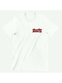 Casual Cotton T-Shirt ChorãoJr Skate Singer - 白色 - 查看 2
