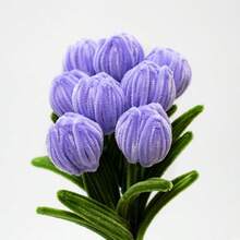 100/400pcs Handmade Tulip Twist Tie Bouquet Craft Supplies DIY Floral Making Kit - Multicolor - View 7