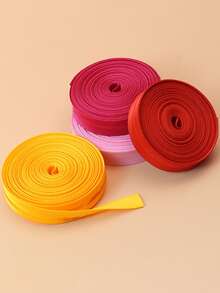 5.5mm Pre-Folded Bias Tape, Suitable For Sewing, Folding Elastic Bands, Home Decor, Multi-Purpose Fabric Edging And Garment Embellishment, Sewing Trim, Craft Supplies, Smooth Texture, Neat Workmanship, Durable Edging, DIY Projects - Multicolor - View 4