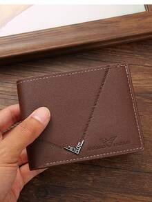 1/3 piezas "Billetera de Lujo de Negocios de PU" Capacidad grande con múltiples ranuras para tarjetas + monedero, Portador de tarjetas portátil de hombre + funda para fotos, Diseño plegable minimalista ultra delgado, Almacenamiento multicapa para tarjetas de crédito/ID, "Opción de regalo para el Día del Padre", Acabado de moda mate suave, Regalo ideal para el cumpleaños de hombres o pareja, Estilo de moda para hombres y mujeres jóvenes - Multicolor - Ver 3