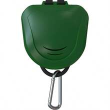 Ventilated Protective Mouth Guard Case Black - Green - View 2