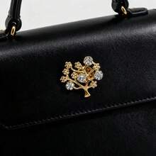 1pc Fashionable Alloy Wishing Tree Brooch, Creative Decorative Accessory