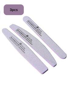 3pcs Korean Style Nail Files, Diamond Shaped, Straight Grinding Sticks, Coarse Grit Manicure Tools, Durable & Portable, Shaping & Polishing, Essential For Nail Salons And Home Use - Multicolor - View 8