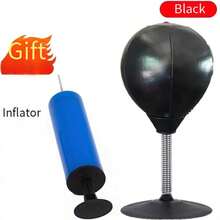 1pc Desktop Punching Ball Stress Relief Toy, Office Adult Desk Speed Ball Suction Cup Reaction Ball Trainer