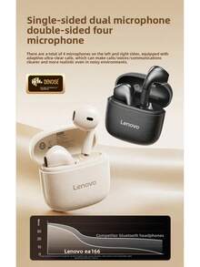 Lenovo 全新正品联想EA166 TWS蓝牙5.4真无线耳机，带麦克风，Hi-Fi音质，防水耳机 - 均碼 - 查看 11