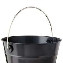 (2 Pack) Black Tin Pail With Handle, 5", By - 1 - View 2